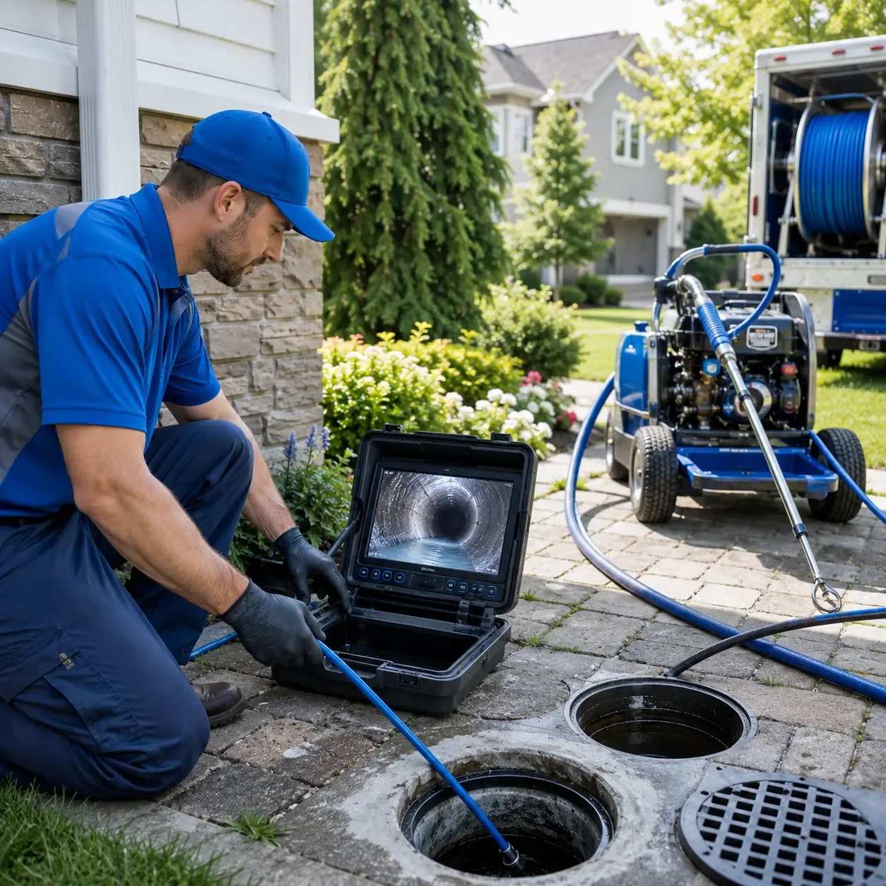 Outdoor drain cleaning professionals serving Winnebago, IL